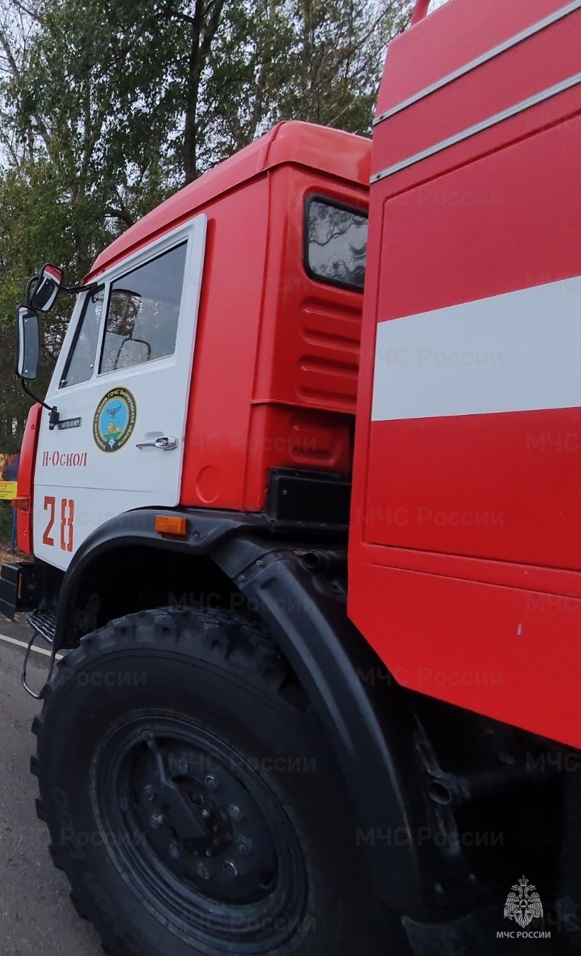 Спасатели МЧС России приняли участие в ликвидации ДТП в селе Ольховатка Новооскольского городского округа